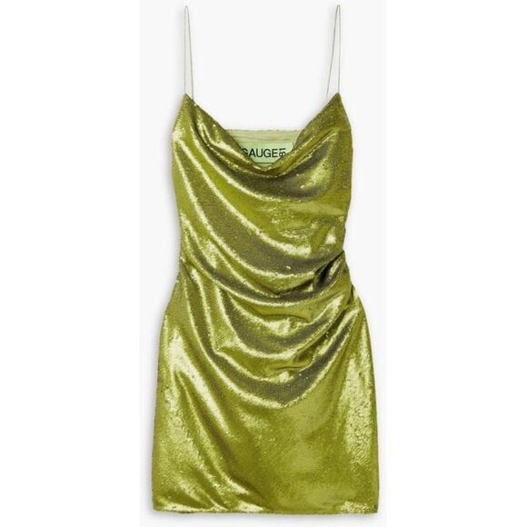 GAUGE81 Almora draped sequined tulle mini dress - Picture 1 of 6